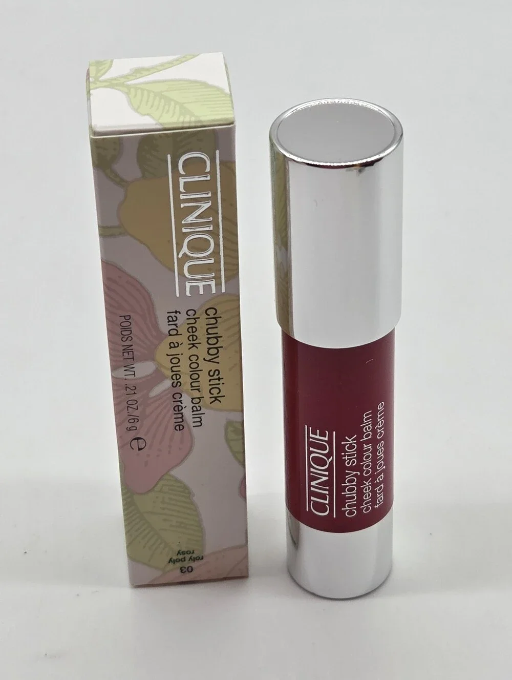 Clinique Chubby Stick Cheek Colour Balm in Roly Poly Rosy
